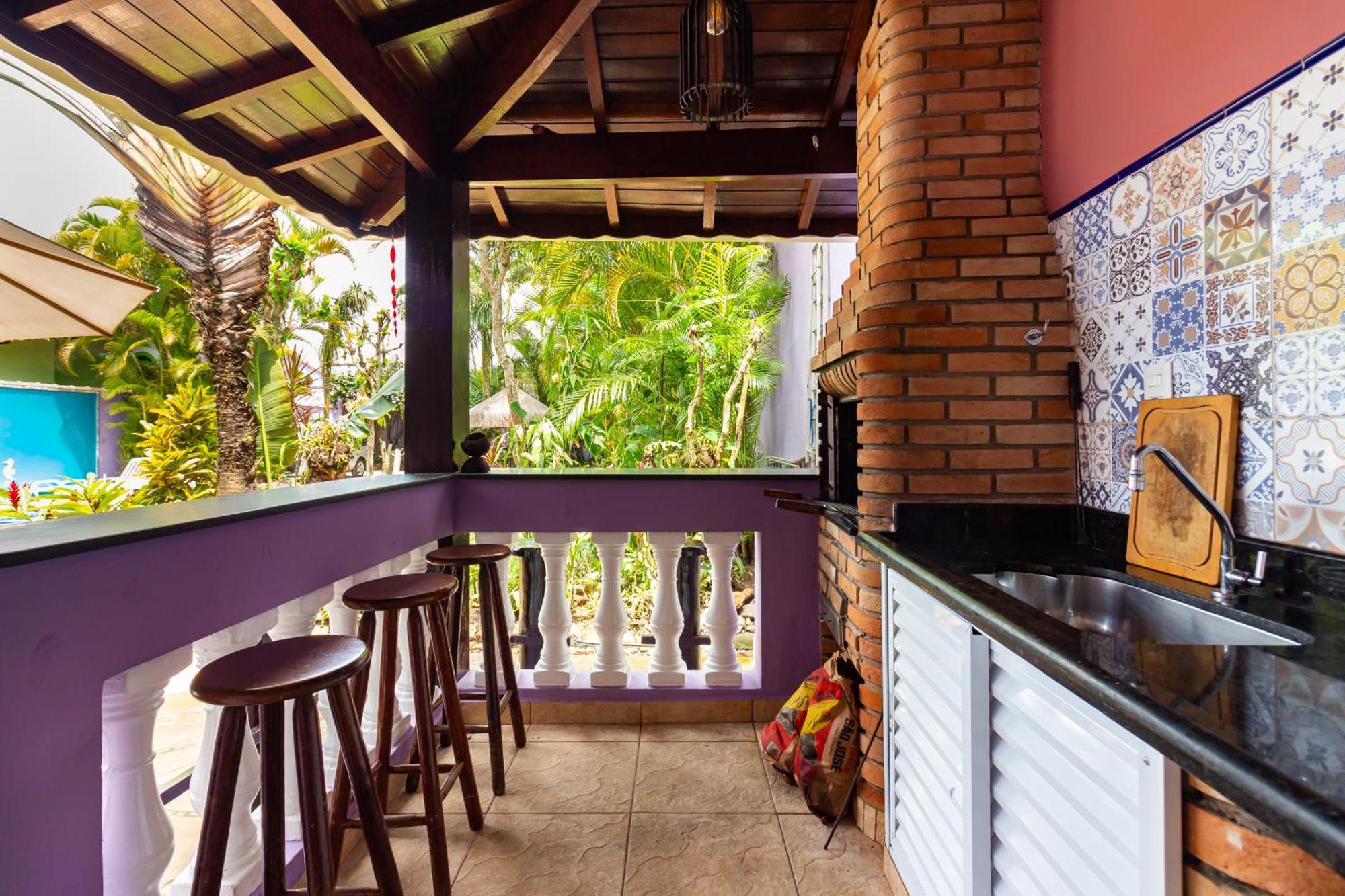 O paraíso em Peruíbe Exterior foto